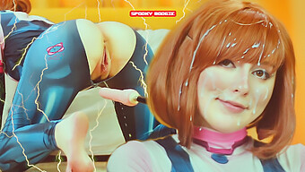 Pertemuan Intens Gadis Cosplay Uravity Dengan Mesin Seks